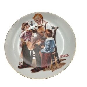 Norman Rockwell "The Toymaker" Limited Edition Collector Plate 1980s